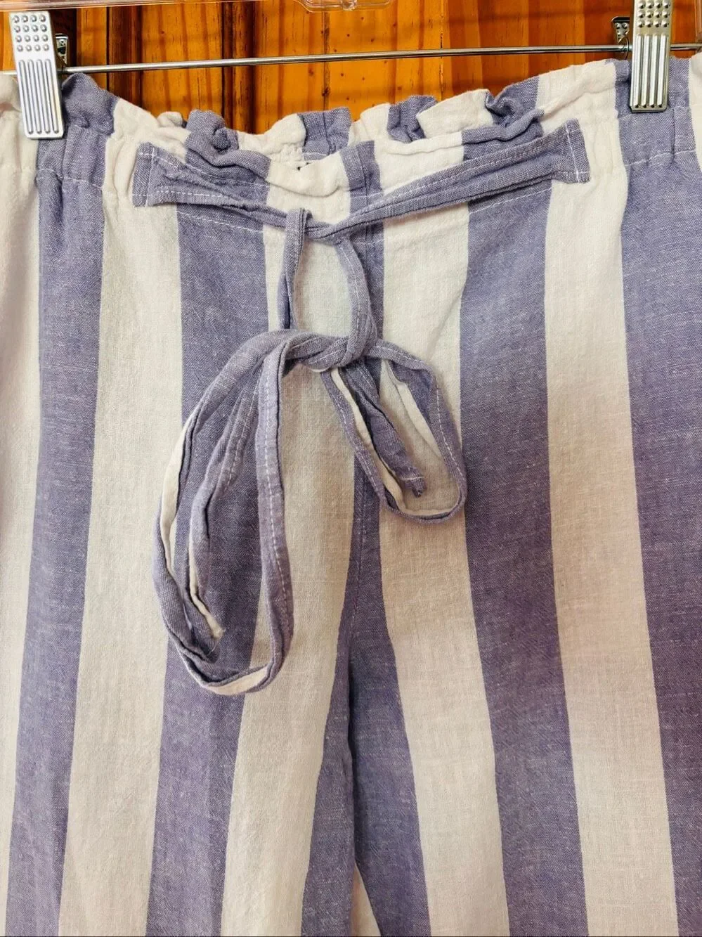 Beachlunchlounge Striped Linen Pants